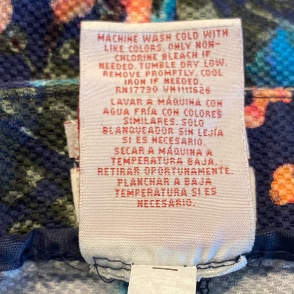 MERONA STRETCH FLORAL PRINT PANTS WOMENS 14 - Picture 7 of 7